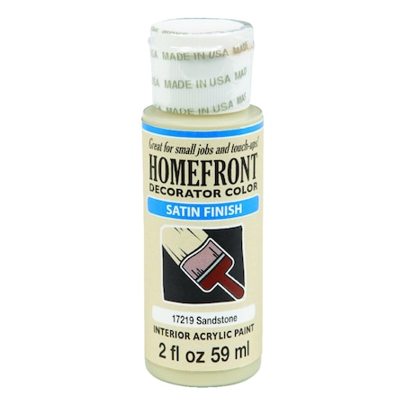 Homefront Homefront Satin Sandstone Hobby Paint 2 oz 17219N